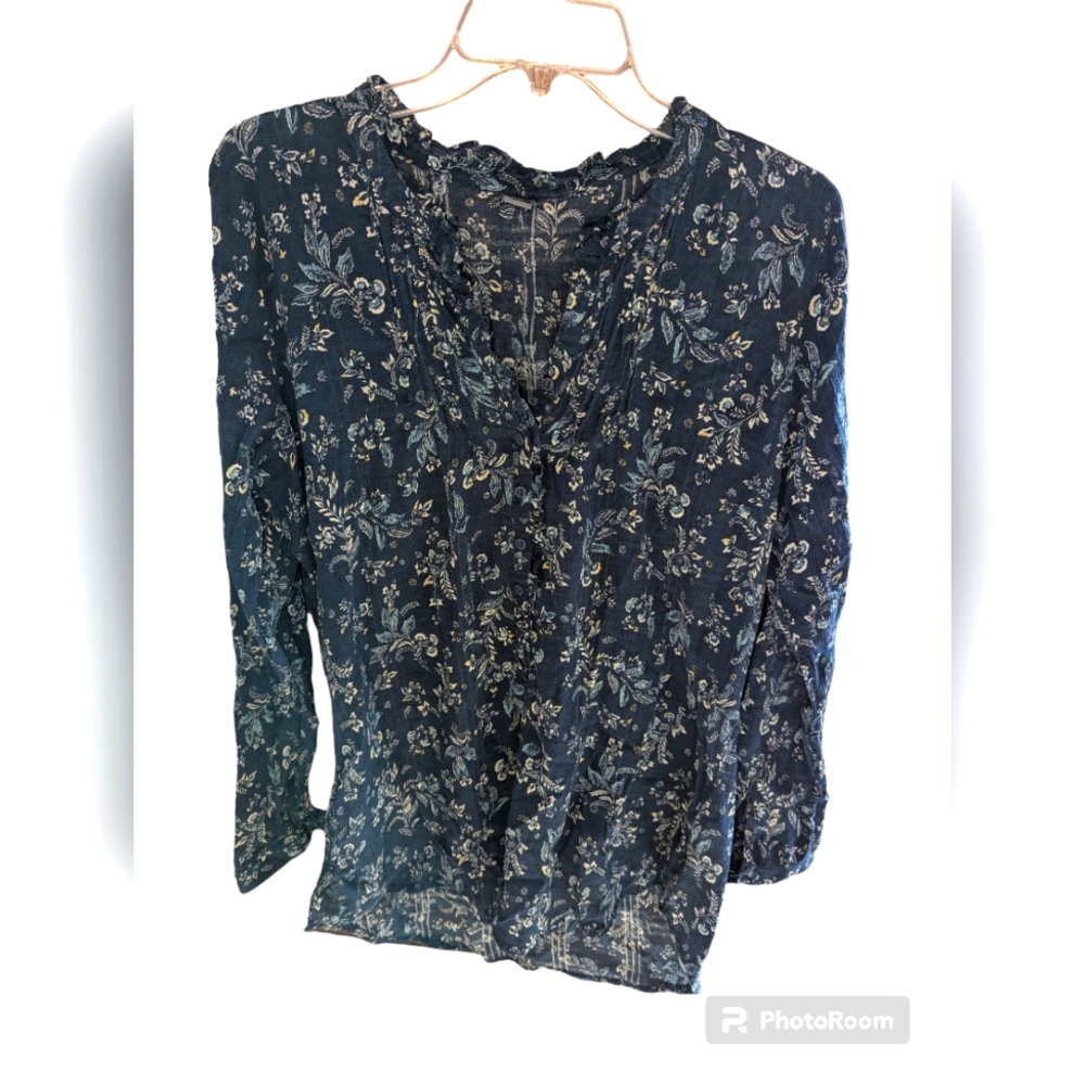 XL Eddie Bauer Women's Floral Blouse
